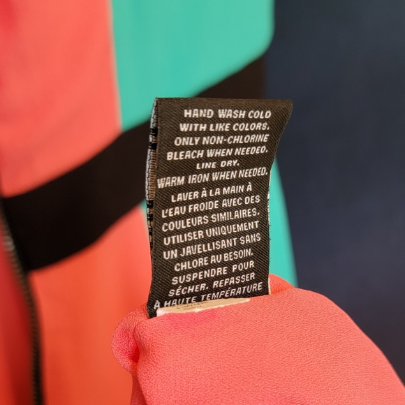 NWT Prabal Gurung for Target Color Block Short Sleeve Knee Length Dress size 10 - Picture 13 of 16